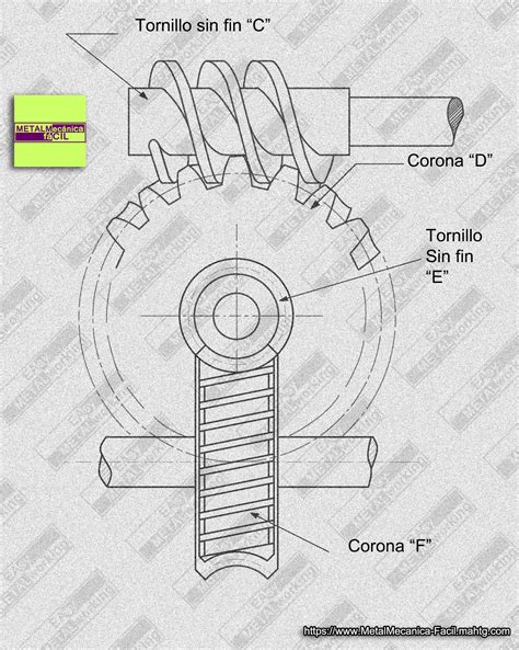 metalmecanica facil tornillo sin fin|Casos de Relación Tornillo Sin Fin y Corona .